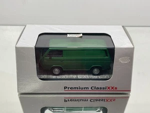 PREMIUM CLASSIXXS 13000 VW T3b TRANSPORTER -ESCORIALGREEN 1:43- GOOD IN BOX - Picture 1 of 9