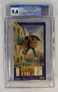 VHS — CGC 9.4/A+ THREE O’CLOCK HIGH — VHTF, Side MCA-V / Buddy Revell - Bild 1 von 2