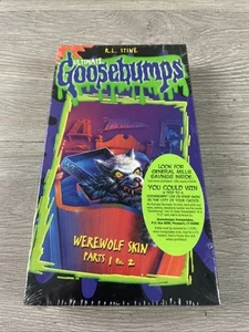 Ultimate Goosebumps Hombre Lobo Piel Partes 1 y 2 VHS Horror R. L Stine Fox RARO NUEVO - Imagen 1 de 7
