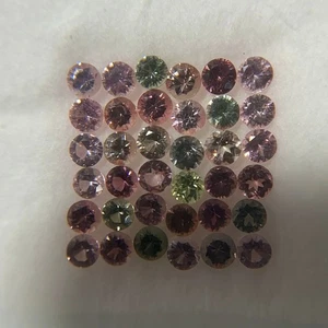 3.61 CTS_MIND BLOWING 3 MM 100% NATURAL UNHEATED RAINBOW MULTI TOURMALINE LOT - Picture 1 of 1