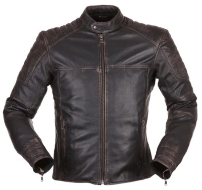 Modeka Kaleo Retro Lederjacke Motorradjacke Ziegenleder braun - Bild 1 von 2