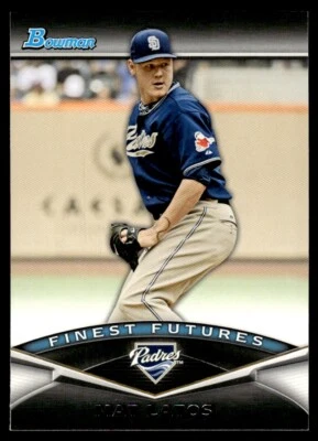 Alfombra para tarjetas de béisbol Bowman Finest Futures 2011 Latos San Diego Padres #FF20 Foto 1 de 2