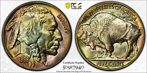 1938 D Buffalo Nickel MS-67+ PCGS LOT Z 42 - Picture 1 of 6
