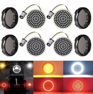 Benlari 1157 LED Turn Signals Front Rear 81 LED Lights 1156 Bulbs Lens Kit - Picture 1 of 1