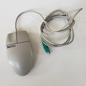 Vintage HP Hewlett Packard (M-S34) Wired Track Ball Computer Mouse - Picture 1 of 3