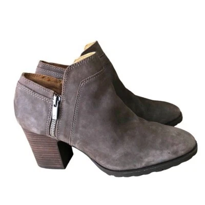 Botín Lucky Brand Natlee Gris Tacón Bloque Mujer’s 11 Foto 1 de 4