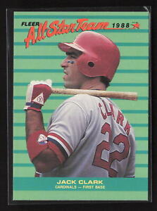 1988 Fleer #11 Jack Clark All-Stars
