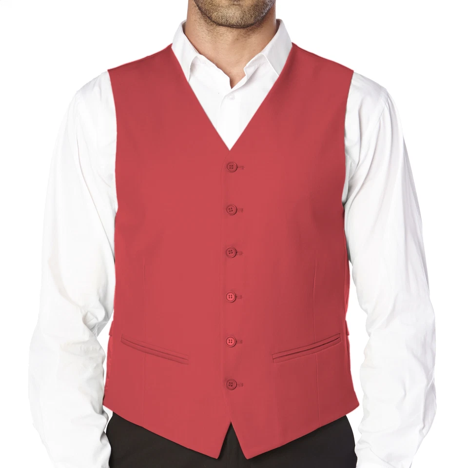 Colete social masculino CONCITOR cor sólida colete para terno ou smoking coletes masculinos - Imagem 1 de 2