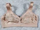 Glamorise Magiclift Original Support Bra Wirefree Wide Straps Womens Size 40C 
