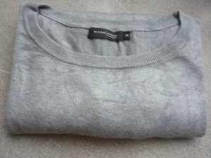 Mark Adam Feinstrickpulli Gr. 38 -Silbergrau- - Bild 1 von 2