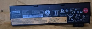 TESTED GENUINE 6 CELL 61+ LENOVO THINKPAD T480 T570 T580 BATTERY 01AV425 - Picture 1 of 4