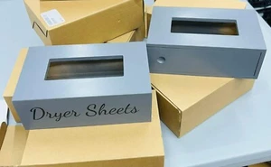 Dryer Sheet Holder for Laundry Room Wooden Dryer Sheet Container Dryer Sheets - Picture 1 of 1