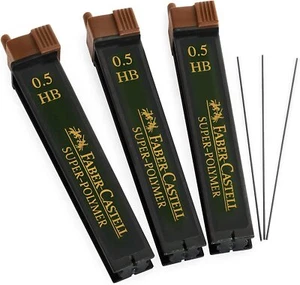 Faber Castell Super Polymer Refill Leads - 0.5mm HB - 12 Leads - Picture 1 of 4