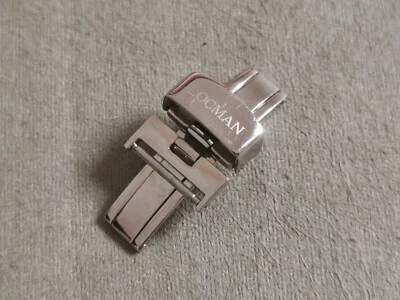 Locman vintage stainless steel deployante deplo buckle mm 14 newoldstock - Изображение 1 из 4