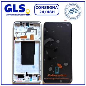ORIGINAL XIAOMI MI 12T PRO 22081212UG TOUCHSCREEN DISPLAY RAHMEN GLAS GRAU - Bild 1 von 1