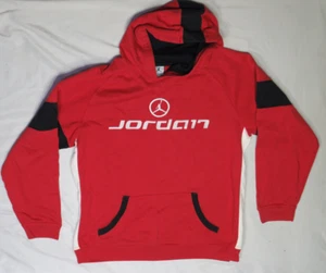 NIKE AIR JORDAN YOUTH HOODIE XL (20) TERRY SWEATSHIRT RED BASKETBALL JUMPMAN - Picture 1 of 5