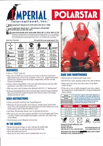 Überlebensanzug Polarstar Größe M - Ideal für den Freizeitsport , Nassanzug - Bild 1 von 7