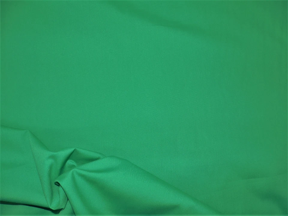 Cotton Polyester 62 inch Apparel Fabric Solid Sea Green RR43 - Image 1 of 1