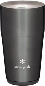 Snow Peak Thermobecher 470 Luster Black Camping Outdoor limitierte Farbe - Bild 1 von 7