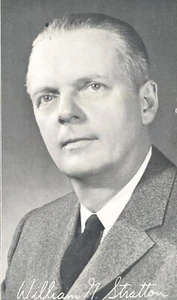 William G Stratton Gouverneur von Illinois 1952-1960 Postkarte - Bild 1 von 2