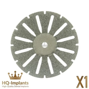 Separador flexible de arena gruesa recubierto de diamante IPR discos de 2 lados Ø22 mm laboratorio dental - Imagen 1 de 4