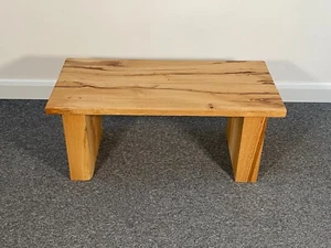 99x45cm Handmade Solid British Oak Wood Coffee Table Chunky Rectangular - Picture 1 of 11