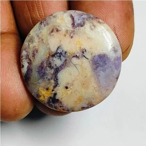 Natural Tiffany Fluorite Cabochon Loose Gemstone For Jewelry 33 Cts. ME-11082 - Picture 1 of 4