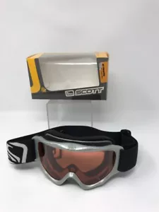 Amplificador de gafas plateadas Scott JR Trooper sin niebla deportes de invierno tinte - Imagen 1 de 12