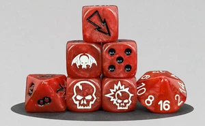 Vampire Dice Set – Custom D6 for Fantasy Football, RPG & Tabletop Games - Picture 1 of 9