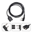 Extension Cable Adapter 2P For Kenwood Baofeng Tyt Earpiece Headset Speaker Mic