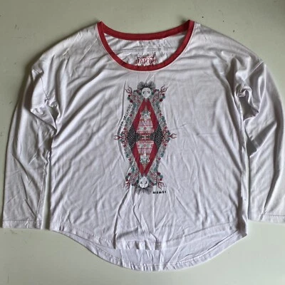 Camiseta Shh Im Dreaming, Mambo, Blanco (Talla 10) Mujer Damas Top, Algodón Foto 1 de 4