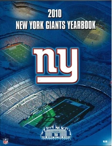 New York NY Football Giants 2010 Official Yearbook NFL Massive 384 pages! - Picture 1 of 1
