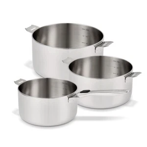 Série de 3 Casseroles 16, 18 et 20 cm Evolution inox20.5 cm Beka 28.4x cm - Imagen 1 de 1
