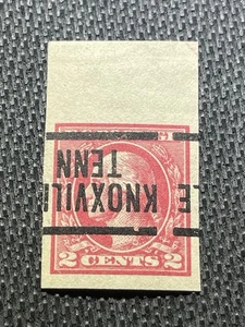 Antico francobollo Stati Uniti Scott #533 tipo V o 534 George Washington precancello extra fine - Foto 1 di 3