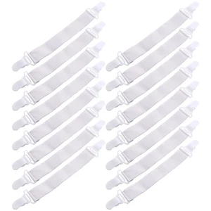 16 Pcs Practical Anti-slip Sheet Buckles Bed Sheet Fastener Plastic Sheet Buckle - Picture 1 of 12