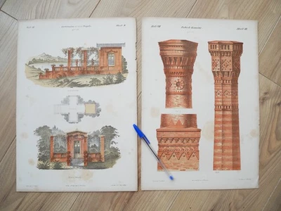 Les Constructions en Briques (1864) Louis DEGEN - Architecture - 48 Planches /48 - Photo 1/4