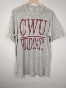 Vintage Central Washington University CWU Jerzees Shirt Herren XL grau NCAA Sports - Bild 1 von 7