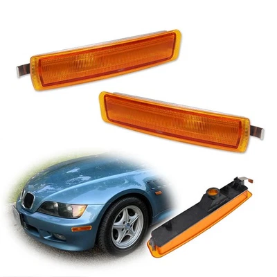 Para 1996-2002 BMW Z3 M Coupe luzes indicadoras laterais de canto dianteiro carcaças de lâmpada âmbar - Imagem 1 de 4