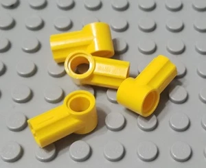 LEGO Lot of 4 Yellow Technic #1 Axle Connector Pieces - Picture 1 of 1