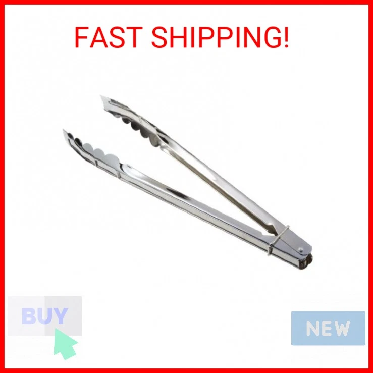 Good Cook Classic 12-Inch Tongs Kitchen Essentials, Silver - Image 1 of 1