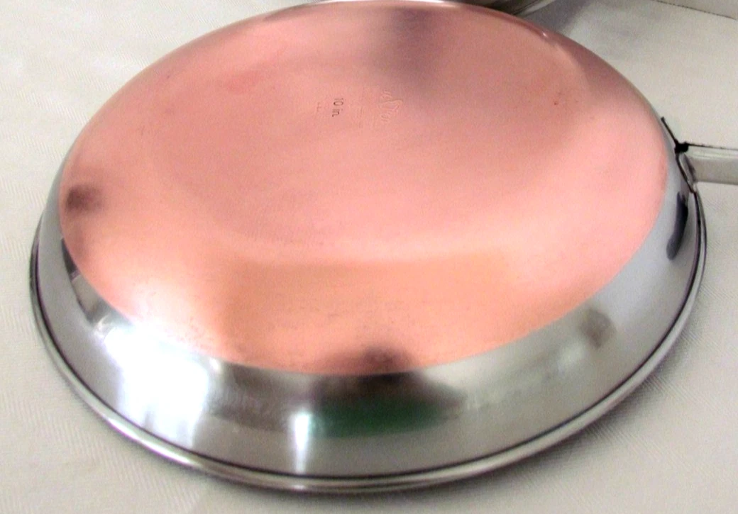 Revere Ware ヴィンテージ ステンレス鍋 銅底 蓋付 セット4点 新品未