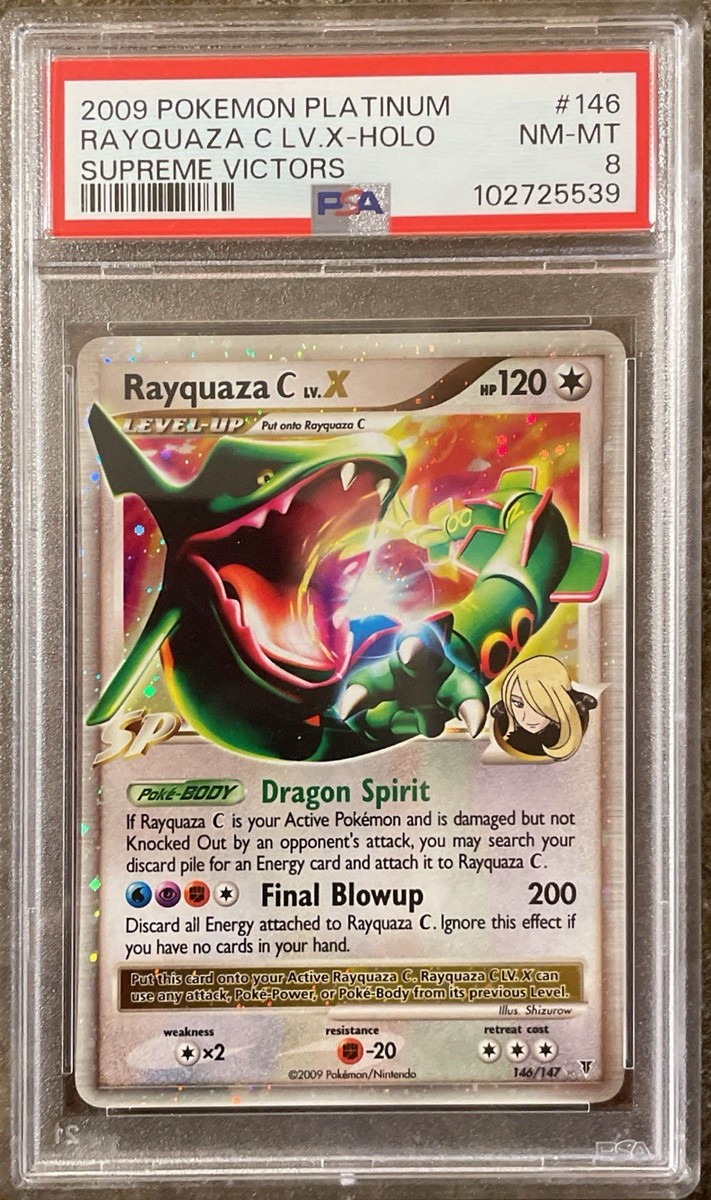 Rayquaza Pokémon TCG Professional Sports Authenticator (PSA Rayquaza Pokémon TCG Professional Sports Authenticator (PSA