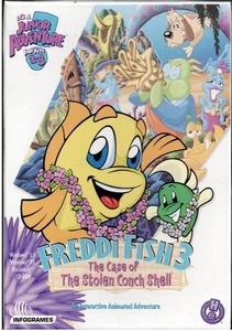 Freddi Fish 3 The Stolen Conch Shell Pc Sealed/New Box XP - Picture 1 of 7