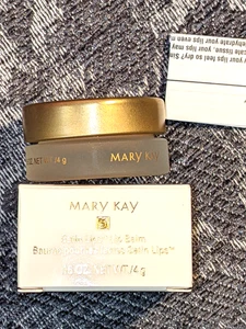 Mary Kay NEW Old Stock 2498 Satin Lips LIPPENBALSAM im Glas Neu im Karton - RAR - Bild 1 von 4