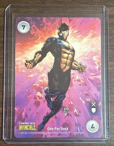 Invincible Overpower Card Game #7 2025 One Per Deck Any Power Promo Card - Imagen 1 de 2