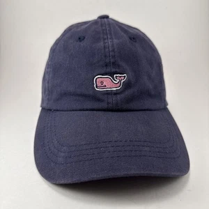 Vineyard Vines Hat Strapback Dad Cap Mens Blue Pink Whale Casual Preppy - Picture 1 of 18