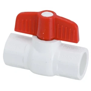 PROLINE 3/4 In. S X 3/4 In. S PVC Quarter Turn Ball Valve - Picture 1 of 1