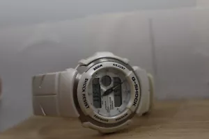 Casio G Shock Analog Digital Mens Watch - G-300LV - New Batteries - White - Picture 1 of 6