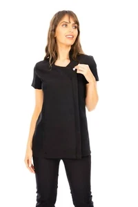 WRAP AROUND SPA SCHÖNHEIT FRISEUR NAGELSALON MASSAGE THERAPEUTE TUNIKA UNIFORM - Bild 1 von 6