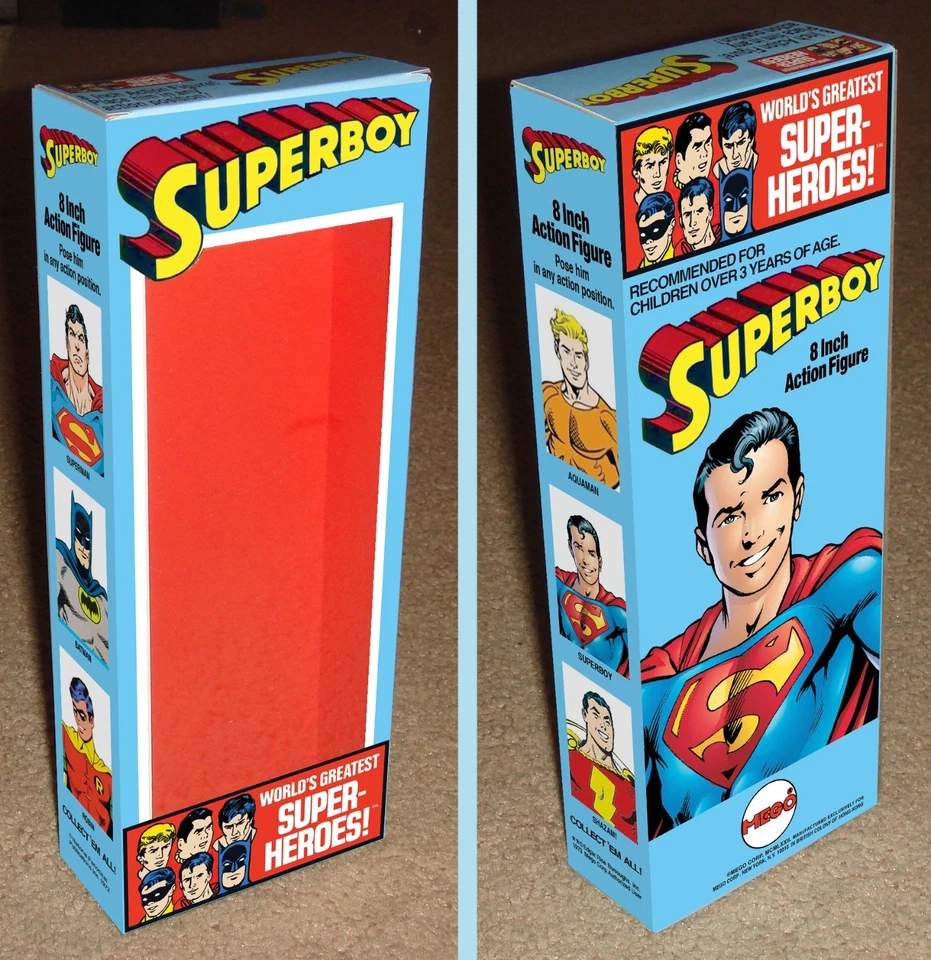 MEGO 8" SUPERBOY CAIXA PERSONALIZADA SOMENTE - Imagem 1 de 1